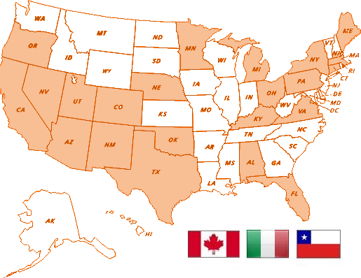 SiW Membership Map
